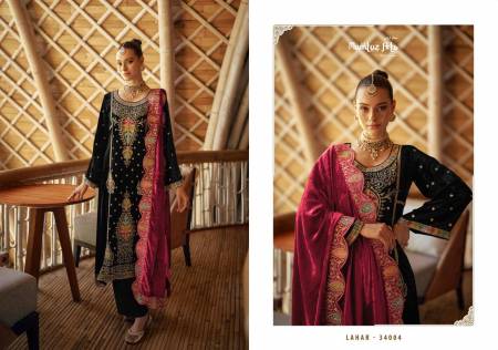 Mumtaz Lahar Pashmina Embroidery Salwar Suits Catalog
